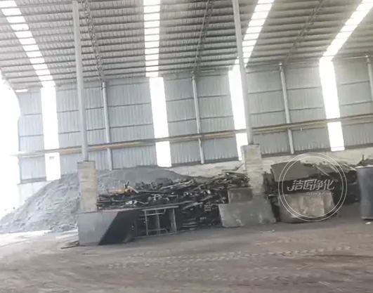 為陶瓷廠煤氣站安裝100+個高壓噴霧頭！Dejing的凈?除臭顯實(shí)力！