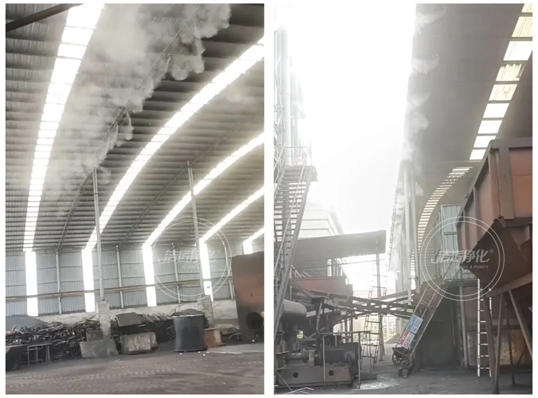 為陶瓷廠煤氣站安裝100+個高壓噴霧頭！Dejing的凈?除臭顯實力！.jpg